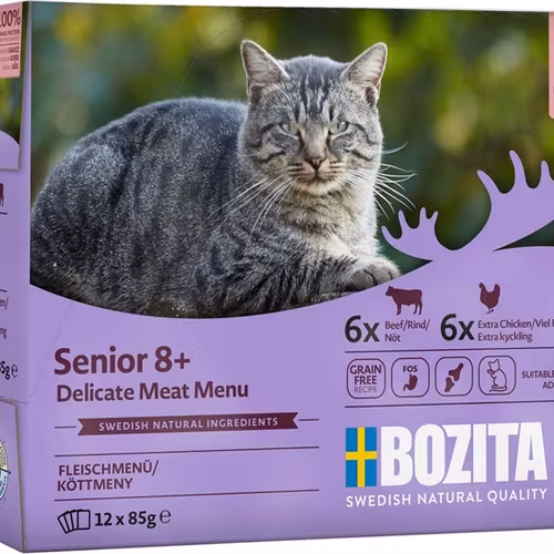 Bozita katt senior sås Multibox 12x85g / 1.02 kg