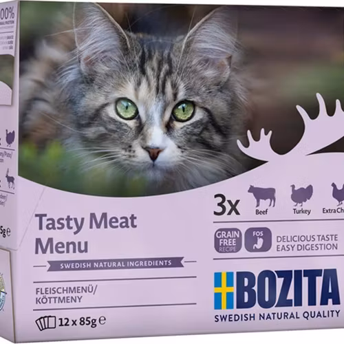 Bozita Katt Multibox 12x85 g Kött i sås / 1.02kg