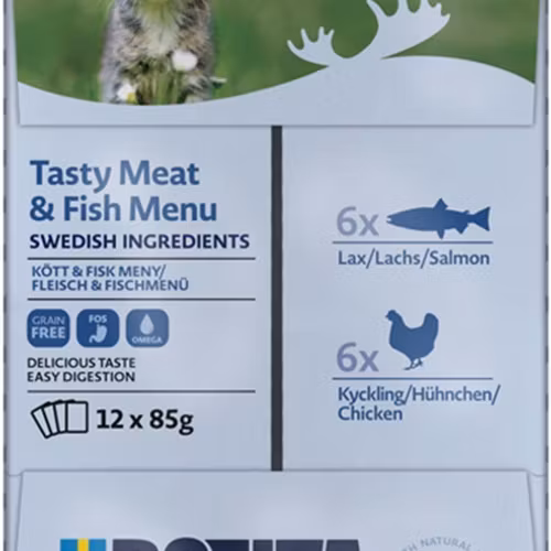 Bozita Kitten Multibox 12x85 g i sås / 1.02kg