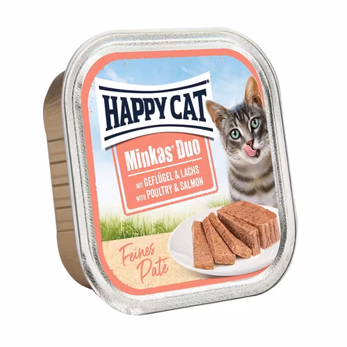 HC Minkas Duo Paté fågel & lax, 100 g