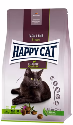 HappyCat Adult sterilised, lamm