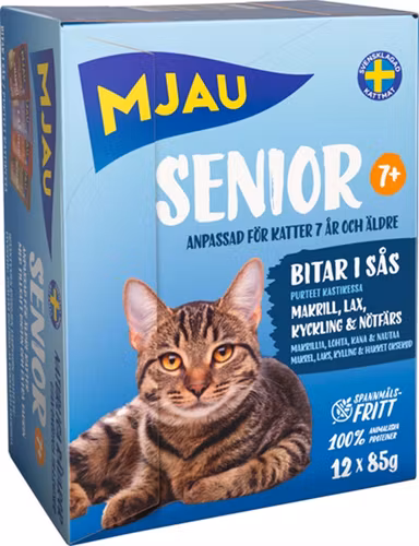 Mjau senior, multipack 12*85g