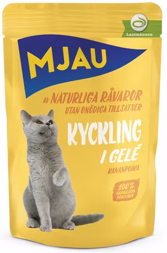 Mjau kyckling i gelé 85g