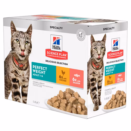 Hills Feline Perf.Weight Chicken & Salmon 12x85g