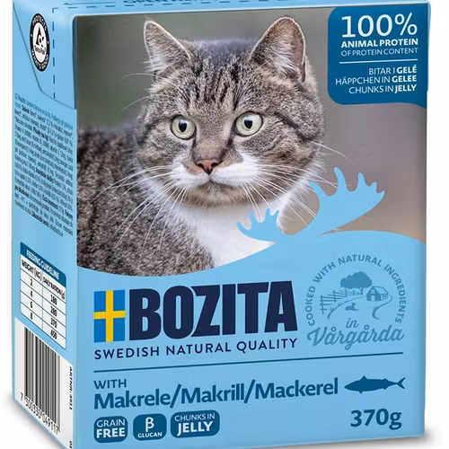 Bozita Katt Tetra Bitar i gelé Makrill 370 g