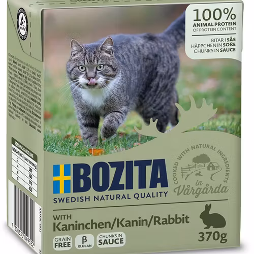 Bozita Katt Tetra Bitar i gelé Kanin 370 g
