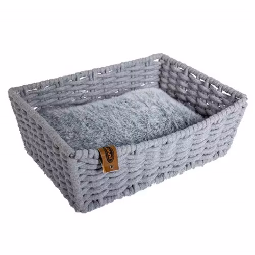 K BÄDD FLÄTAD KORG SIESTA MED DYNA 45X34X16