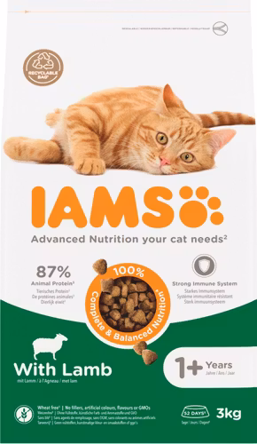 IAMS CAT Vitality Adult Lamm .