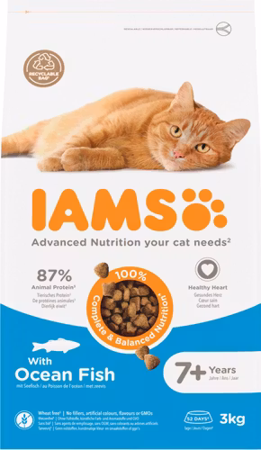 IAMS CAT Vitality Mature & Senior Havfisk .