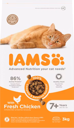 IAMS CAT Vitality Mature & Senior Kyckling .