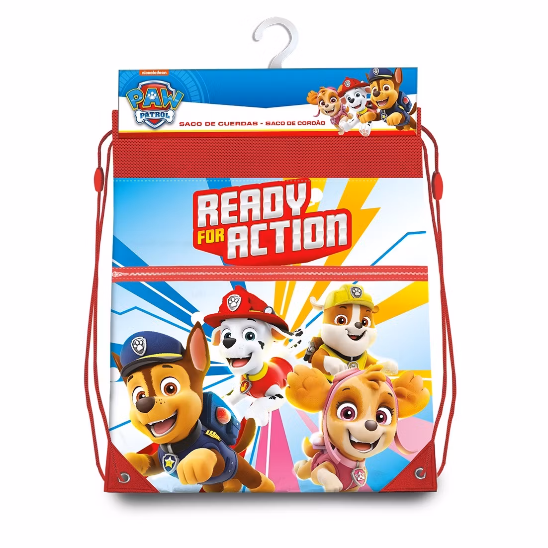 Gymnastikpåse  42x33cm - Gympapåse Paw Patrol