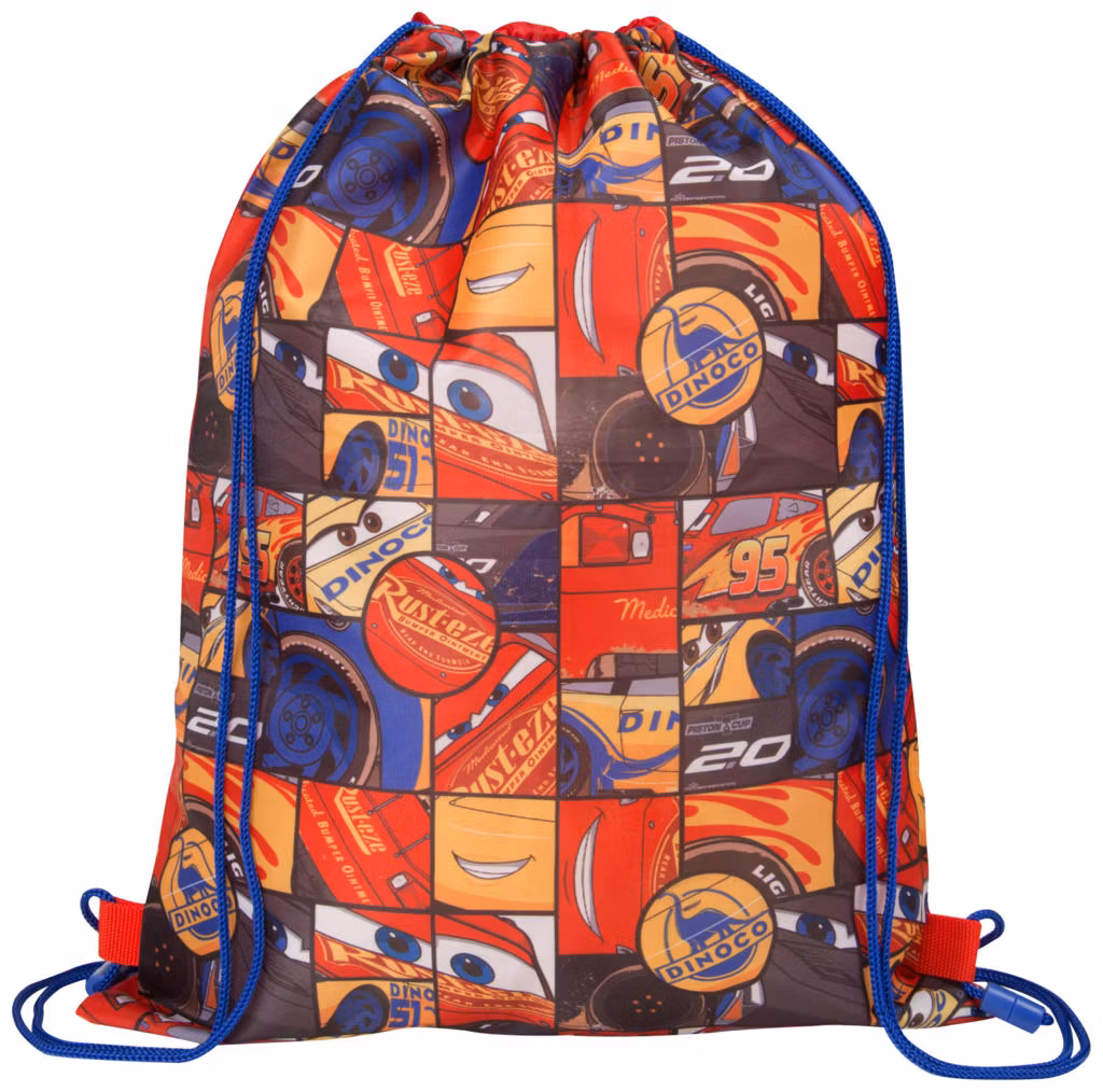 Gymnastikpåse 41x31cm - Gympapåse Cars