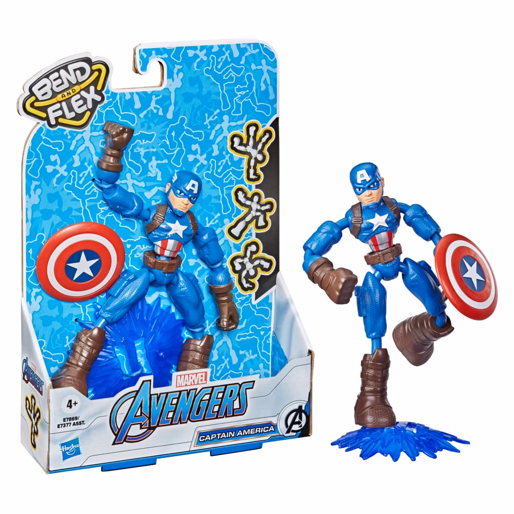 Bend and flex 15 cm Captain America - Avengers
