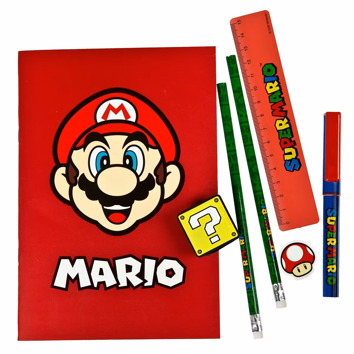 Block- och pennset 7-delar - Super Mario