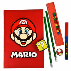 Block- och pennset 7-delar - Super Mario