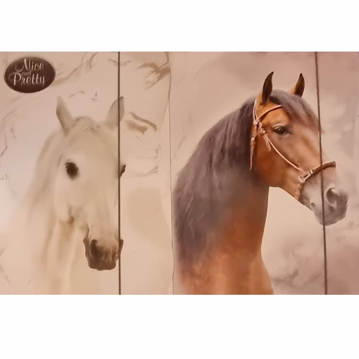 Mapp med snodd 2-pack - Häst