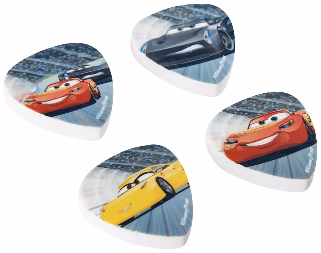 Suddgummin i 4-pack - Cars