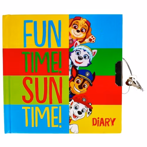 Anteckningsbok Dagbok med lås - Paw Patrol