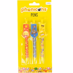 Kulspetspenna 3-pack - Emojis