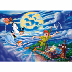 Pussel 2x60 Bitar - Peter Pan och Djungelboken