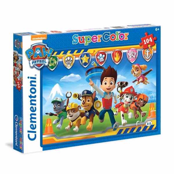 Pussel från 6år 104 bitar - Paw Patrol