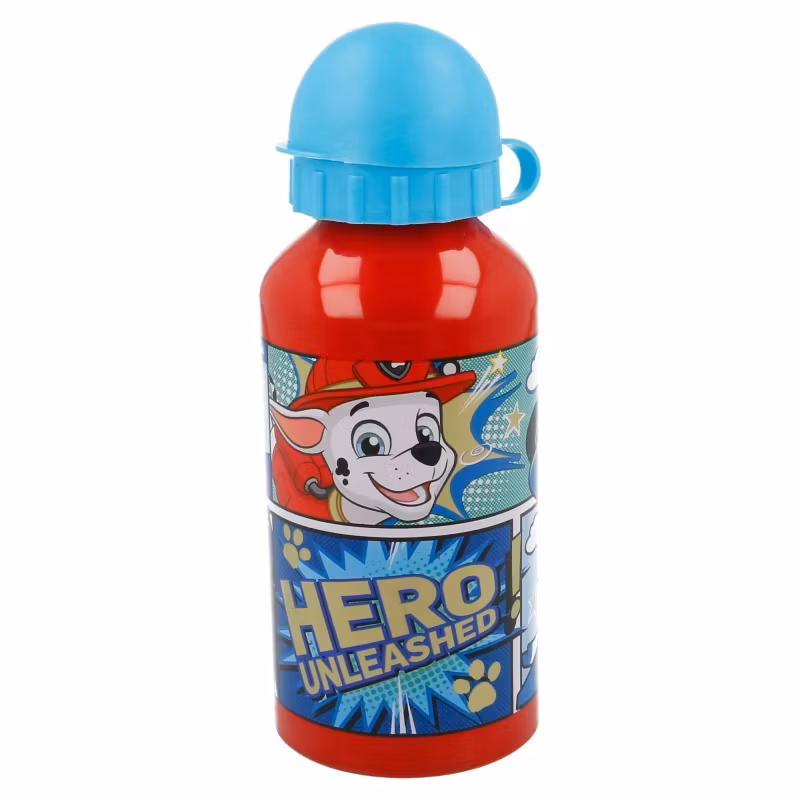 Vattenflaska i aluminium 400ml - Paw Patrol
