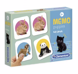 Memo Memoryspel - Djurungar