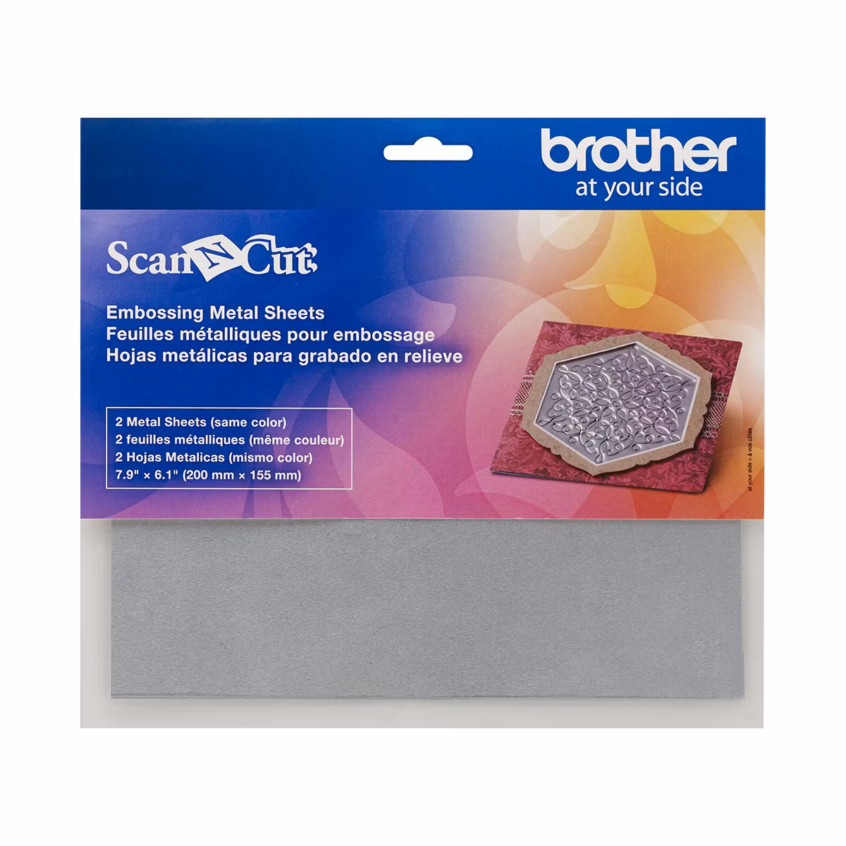 ScanNCut Embossing Silverplåtar