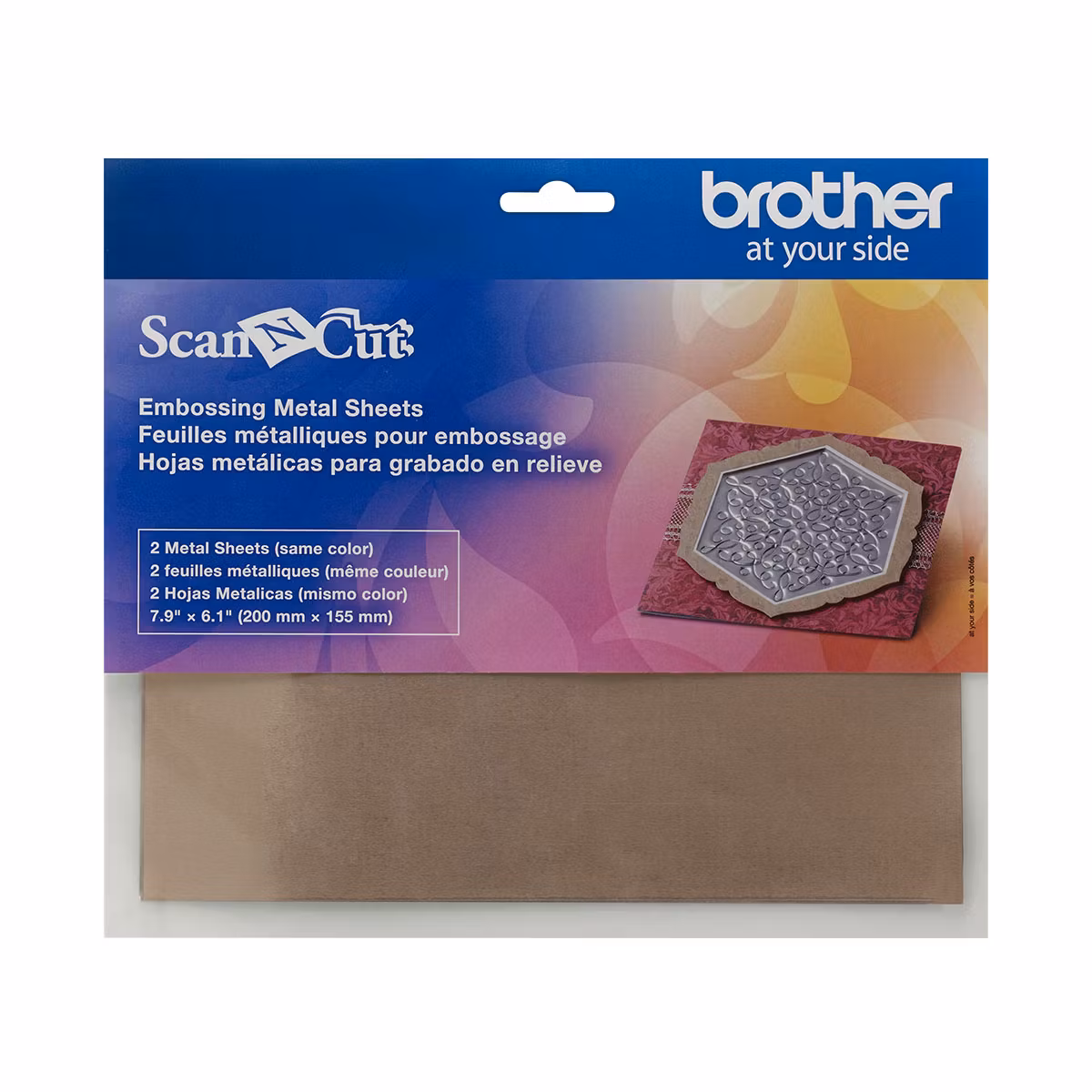 ScanNCut Embossing mässingsplåtar