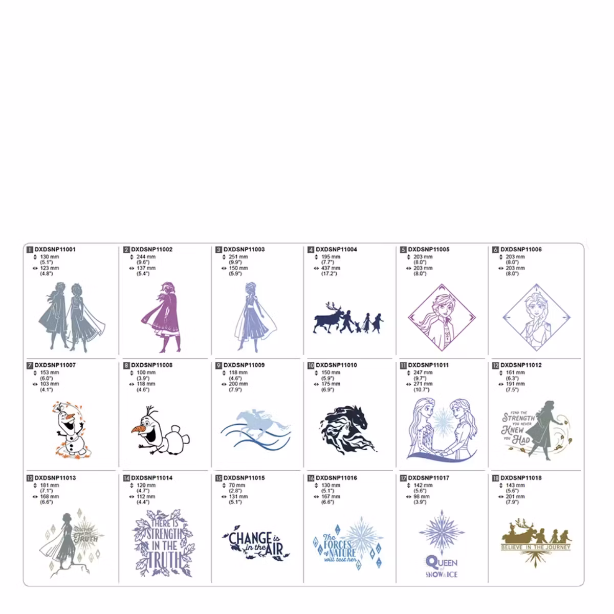 Disney Frozen 2 - Design-kollektion Vinylmönster