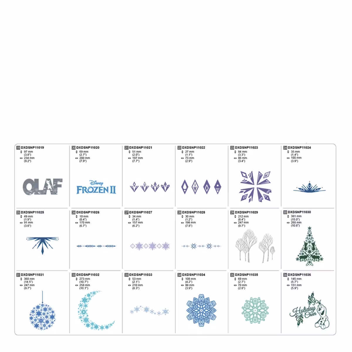 Disney Frozen 2 - Design-kollektion Vinylmönster