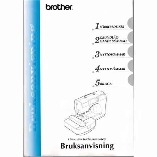 Svensk manual till Brother NV-500