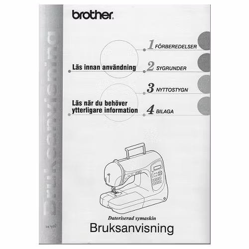Svensk manual till Brother NX-400