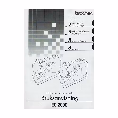 Svensk manual till Brother ES-2000-serien