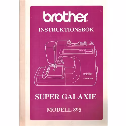 Svensk manual till Brother Super Galaxie M 895