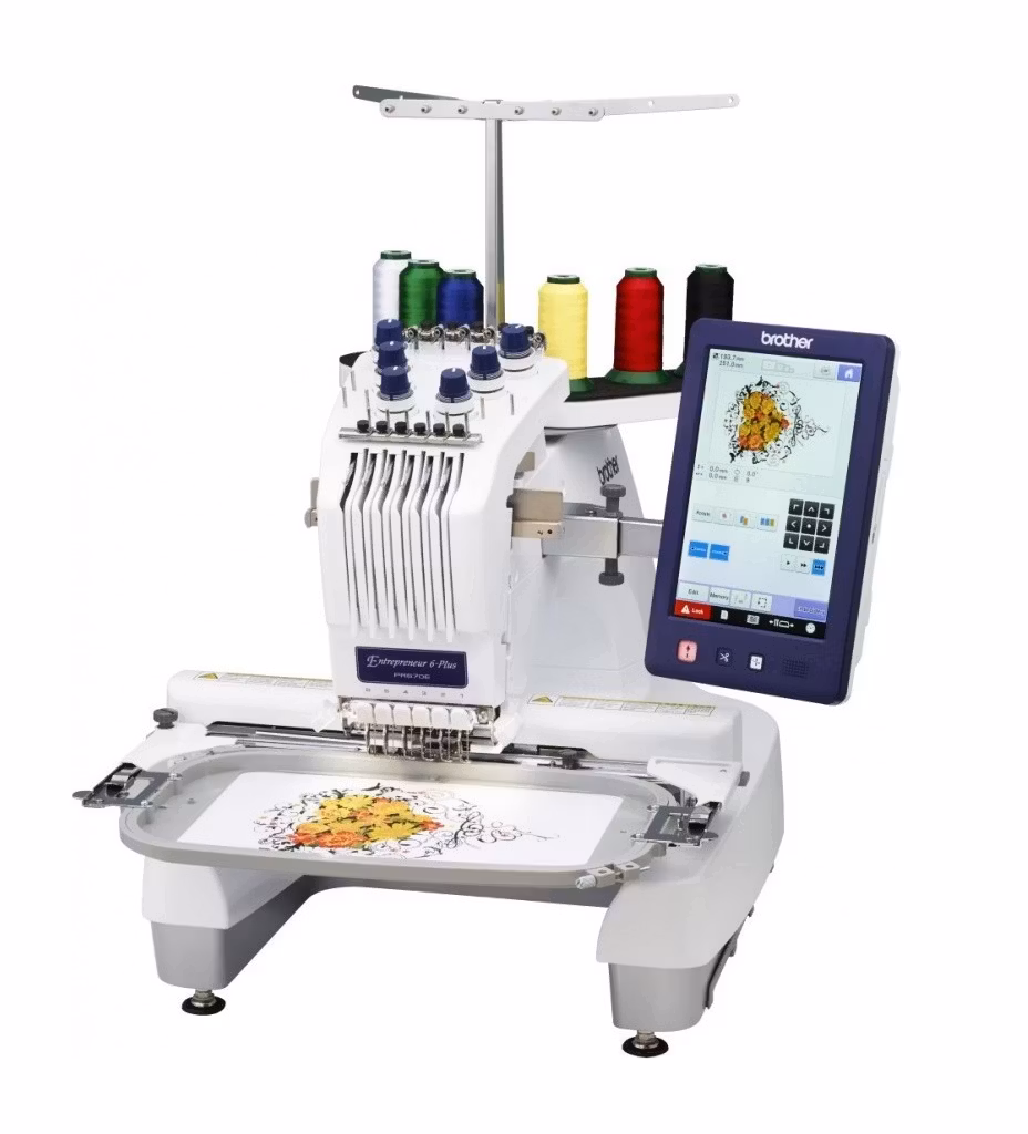 Brother PR-680W - Brodyrmaskin, proffs, 6 nålar, broderimaskin