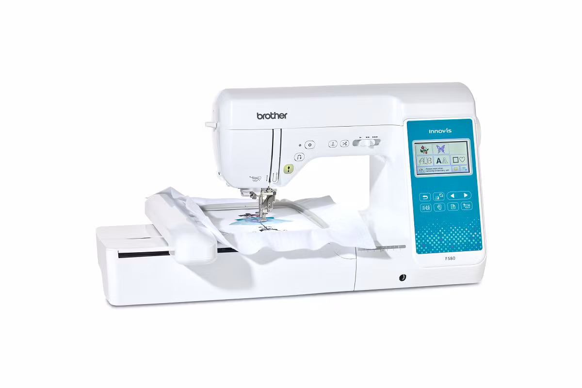 Brother Sy- & Brodyrmaskin Innov-Is F580, brodermaskin, broderimaskin