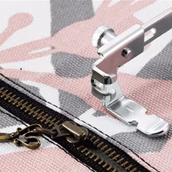 Blixtlåsfot, justerbar - F036