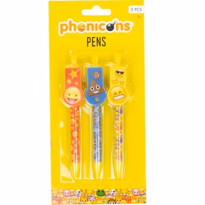 Kulspetspenna 3-pack - Emojis