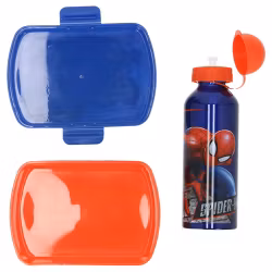 Matlåda och vattenflaska - Spiderman