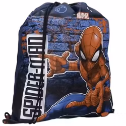 Gymnastikpåse - 44x36cm Gympapåse - Spiderman Spindelmannen