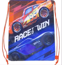 Gymnastikpåse 38x29cm - Cars