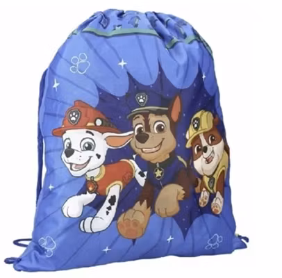Gymnastikpåse  44x37cm Gymbag Gympapåse - Paw Patrol