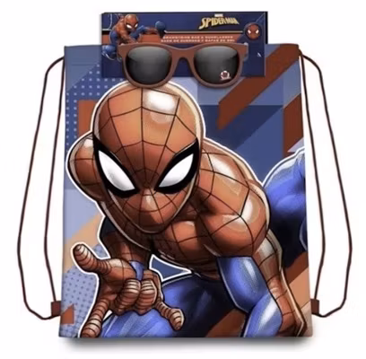 Gymnastikpåse och solglasögon - Spiderman Spiderman