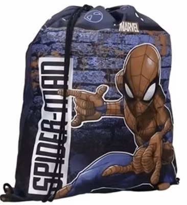 Gymnastikpåse - 44x36cm Gympapåse - Spiderman Spindelmannen
