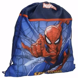 Gymnastikpåse - 44x37cm Gymbag - Spiderman Spindelmannen