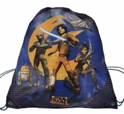Gymnastikpåse 41x35cm - Gympapåse Star Wars