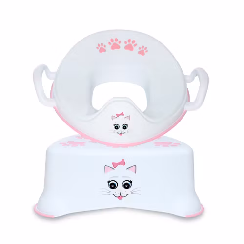 My Carry Potty Toalettsete & Baderomskrakk til barn Katt