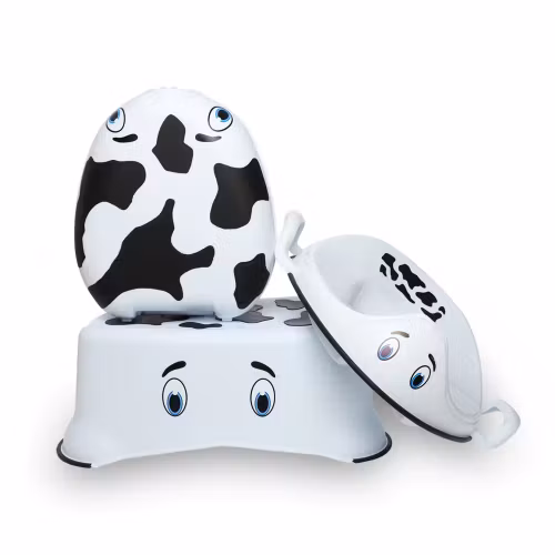 My Carry Potty Potte, Toalettsete & Skrakk - Pottetreningssett til barn Ku