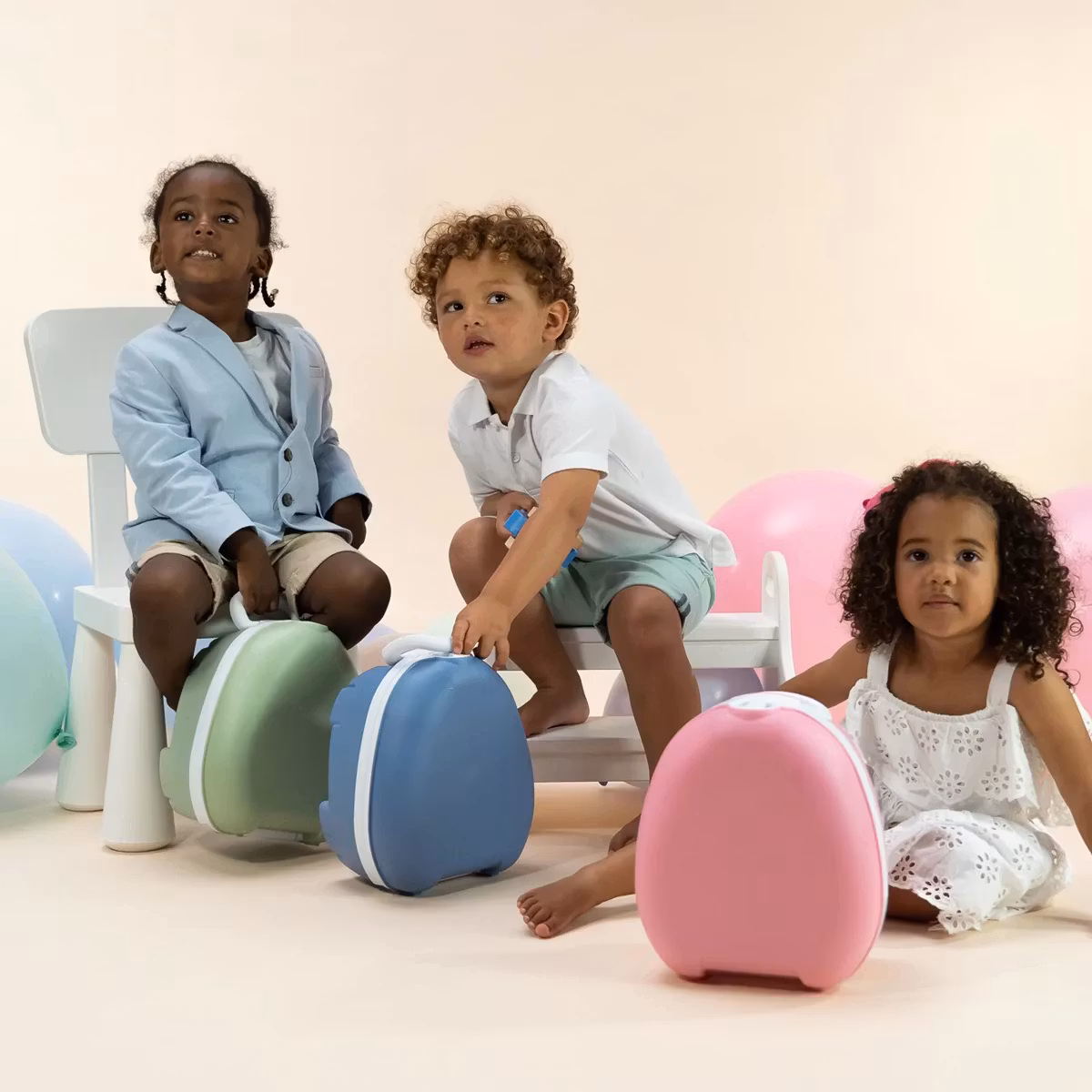Sammenleggbar potte til barn My Carry Potty Pastellblå